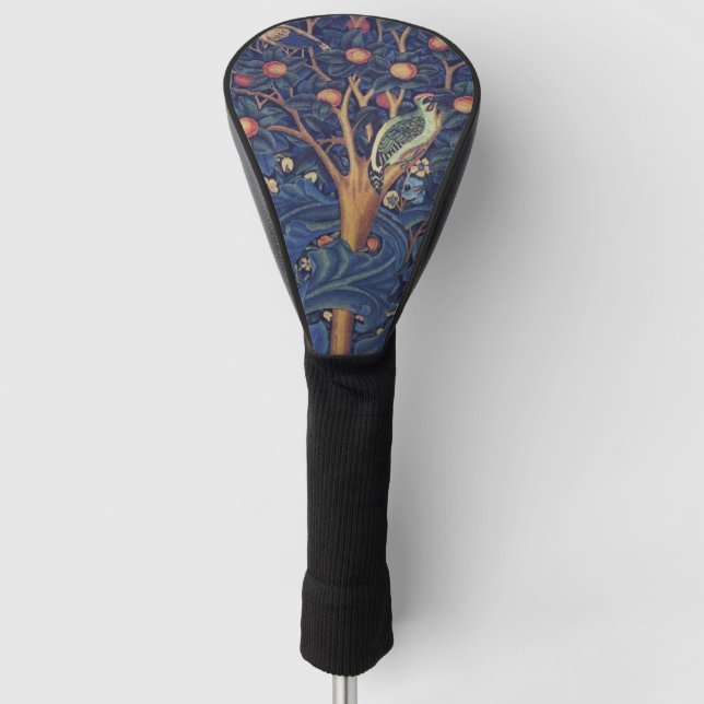 Couvre-club De Golf William Morris Woodpecker Tapestry Arts & Artisana (Devant)
