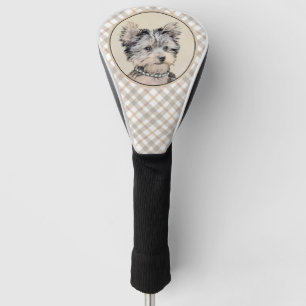 Couvre-club De Golf Yorkshire Terrier Puppy Peinture Chien original