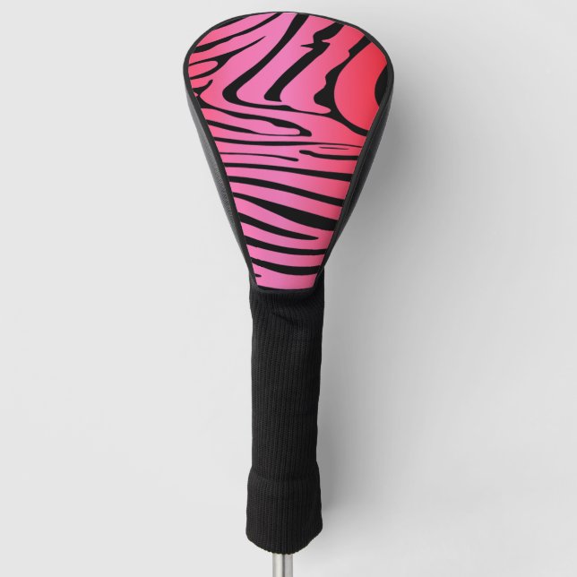 Couvre-club De Golf Zesty Zebra Red (Devant)