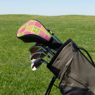 Couvre-club De Golf Zigzag, Chevron, Pois, En vichy, Patchwork