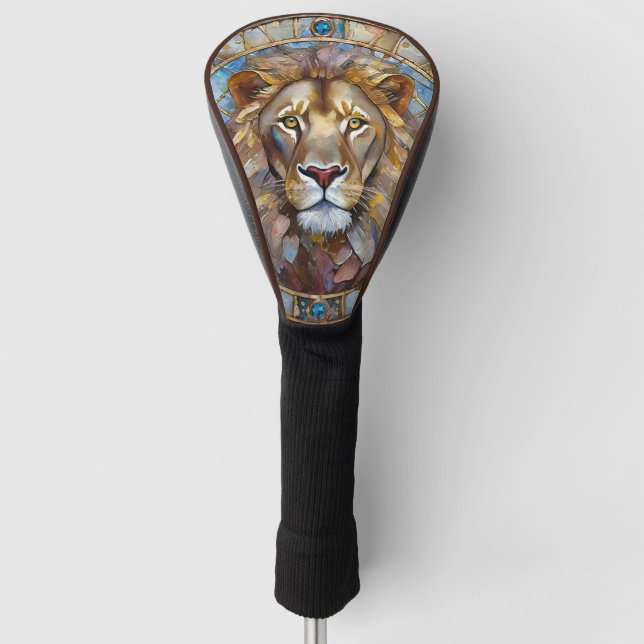Couvre-club De Golf Zodiaque - Lion le Lion (Devant)