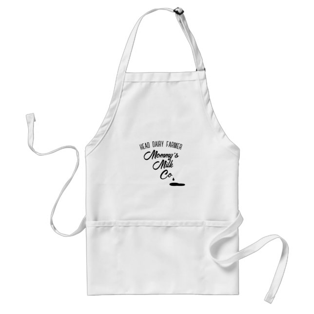 Couvre-nurse style tablier de chef pour allaitemen (Devant)