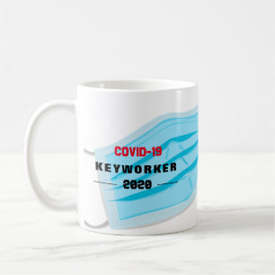 Covid19 KEYWORKER 2020 - Mug personnalisable