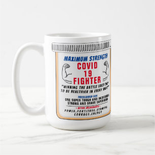 Covid 19 Fighter Inspirational Coffee Mug