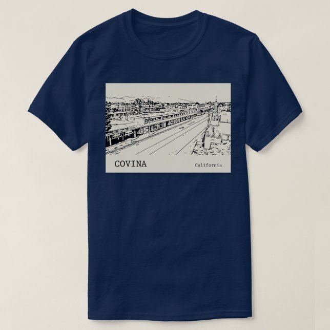 Covina California TShirt 1 (Design devant)