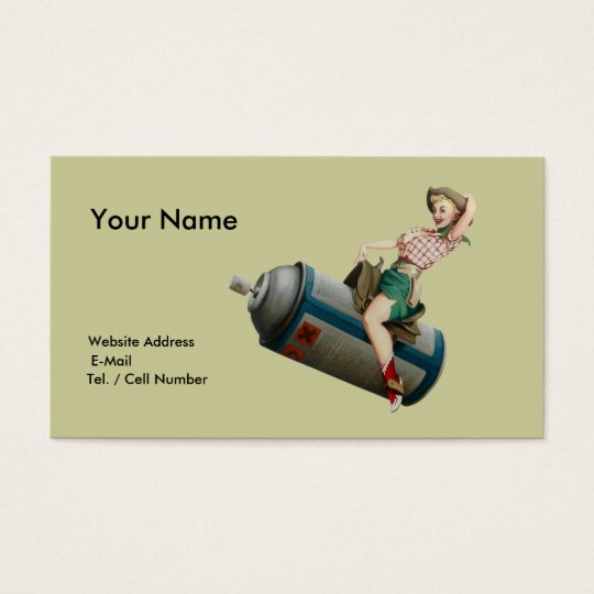 Cow-girl de vol cartes de visite