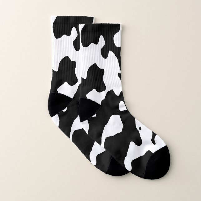 Cow Pattern Black and White (Paire)