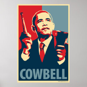 Cowbell - Poster parodique d'Obama