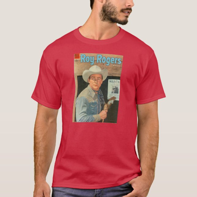Cowboy 1955 "Recherché" de Roy Rogers de T-shirt (Devant)
