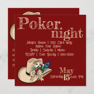 Cowboy Casquette de la carte de jeu et plume de pa