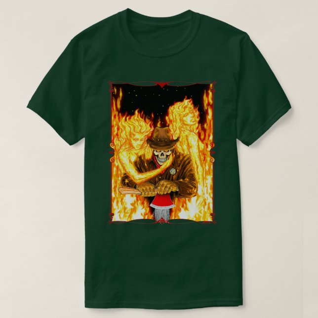Cowboy de l'enfer avec Ax Classic TShirt (Design devant)