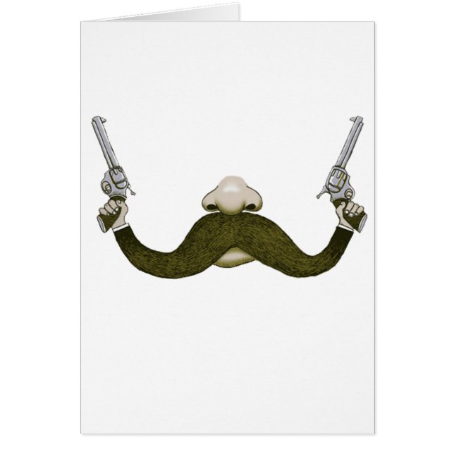 Cowboy de moustache (Devant)