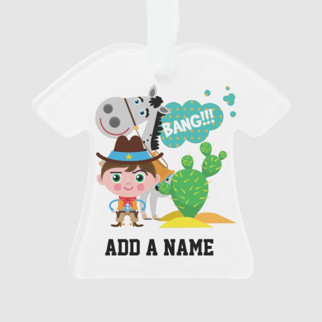 Cowboy et cheval (devant)