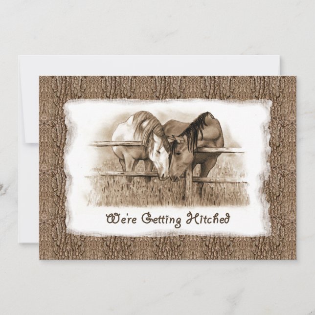 Cowboy Faire-part de mariage : Se Faire Hitler : C (Devant)