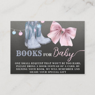 Cowboy genre révèle des livres pour carte bébé.