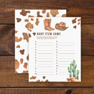 Cowboy - Jeu d'article pour bébé. Jeu de Baby Show