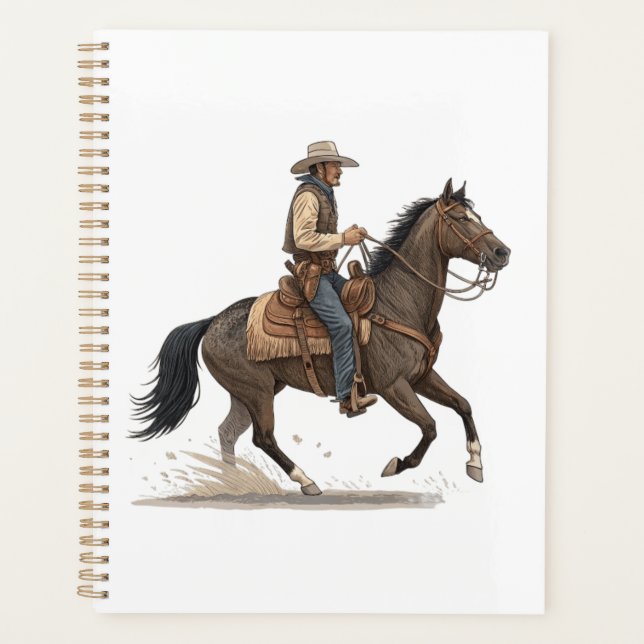 Cowboy On Horse (Devant)