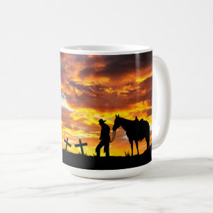 Cowboy Prayer Café Mug