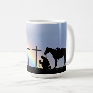 Cowboy Prayer Café Mug
