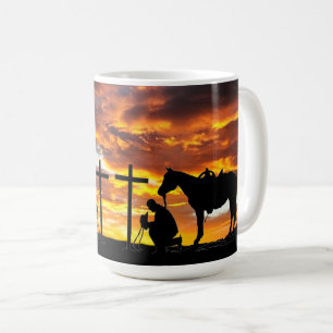 Cowboy Prayer Café Mug