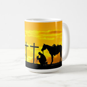 Cowboy Prayer Café Mug