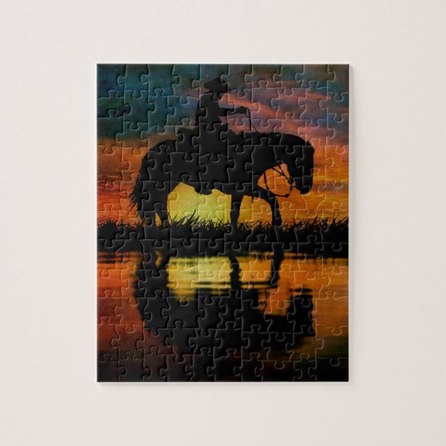 Cowboy Puzzle (Vertical)