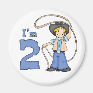 Cowboy Roper 2e Anniversaire Magnet