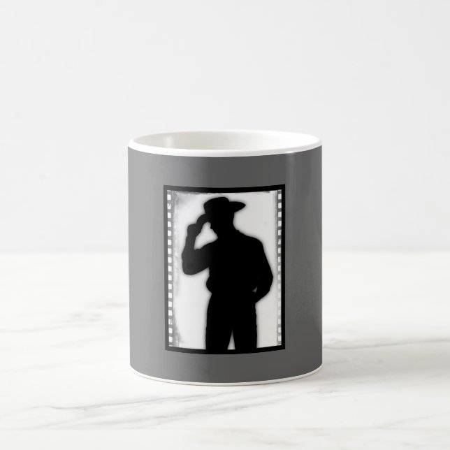 Cowboy Silhouette Café Mug (Centre)