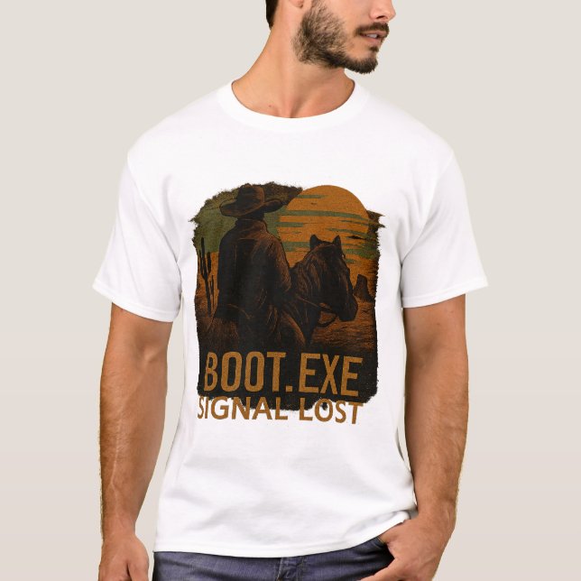 Cowboy-themed T-shirt  (Devant)