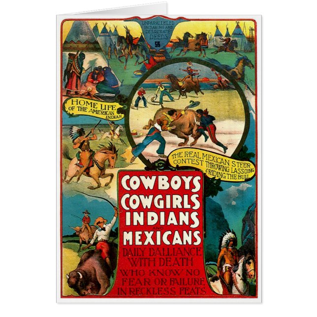 Cowboys - carte (Devant)