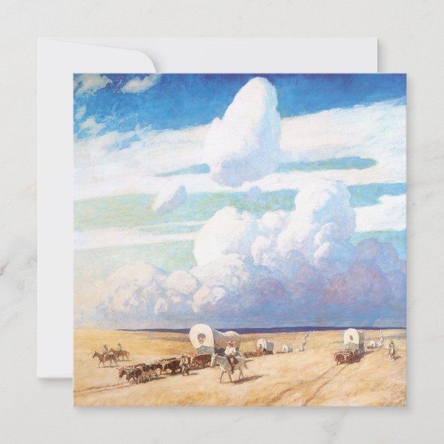 Cowboys occidentaux vintages, Wagons couverts par  (Devant)