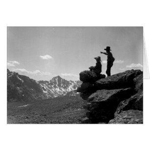 Cowboys sur la falaise