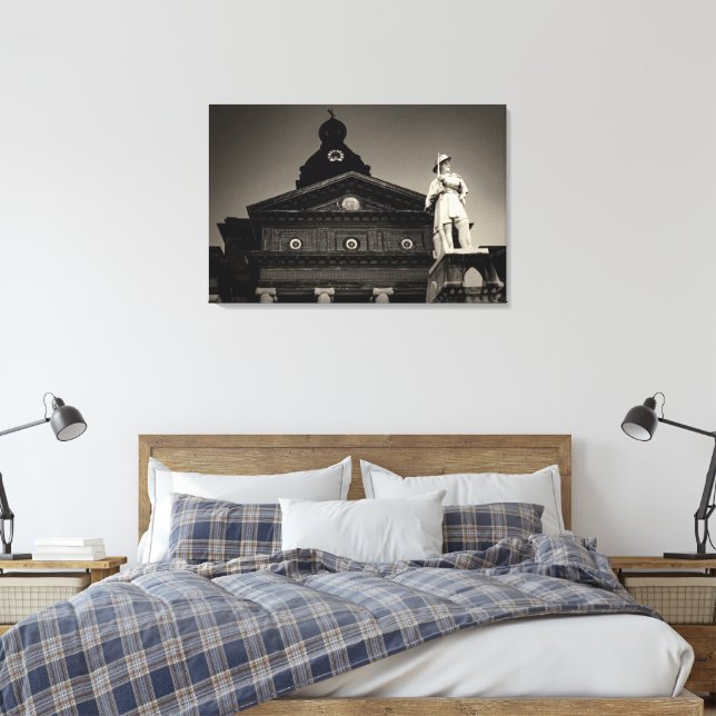 COWETA COUNTY COURTHOUSE Toile de Canvas (Insitu(Chambre))