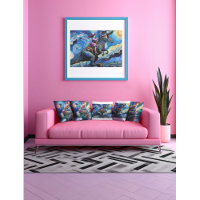 Cowgirl Comet - Céleste Dino Ride Poster