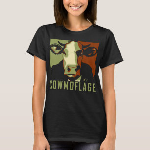 Cowmofling Fun Pop Art Inspiré Cow Tshirt