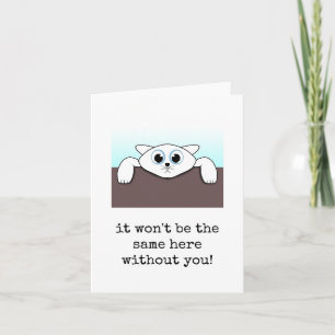 Coworker Quitter, Quitter, Bonne Chance, Carte