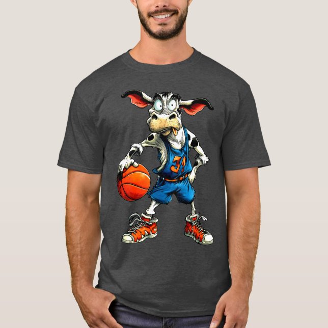 Cows Basketball player / Basketball cow T-Shirt (Devant)