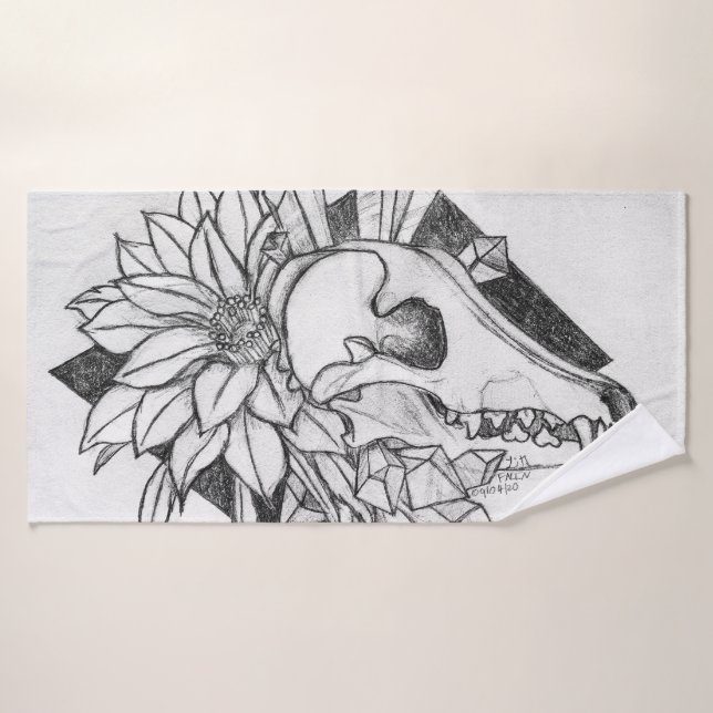 Coyote de cristal  (Serviette de bain)