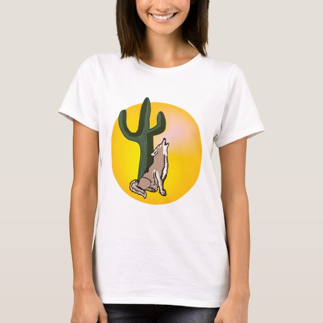 Coyote, la faune, les T-shirts de base des femmes (Devant)