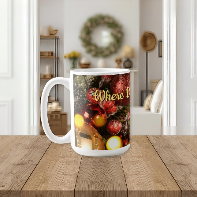 Cozy Christmas Dreams Mug | Holiday Ceramic Mug (Créateur téléchargé)