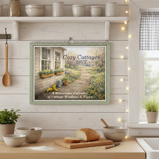 Cozy Cottages 2026 – Un calendrier à l'aquarelle (Créateur téléchargé)