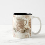 Cozy Grandma's Kitchen Mug<br><div class="desc">grandmacore, vintage knitting pattern, crochet texture, cozy home decor, grandma aesthetic, dusty rose and cream, seamless textile pattern, cocoa mug design, wool yarn illustration, cottagecore fabric, nostalgic print, cross stitch border, lace curtain light, warm beige background, hygge lifestyle, autumn cozy, gift wrap design, ceramic print ready, repeating pattern, 300 dpi...</div>