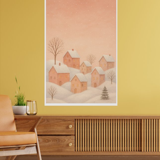 Cozy Winter Village Poster  (Salon 2)