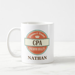 CPA a personnalisé le cadeau de tasse de bureau