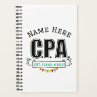 CPA Planner Accountant Cadeau personnalisé