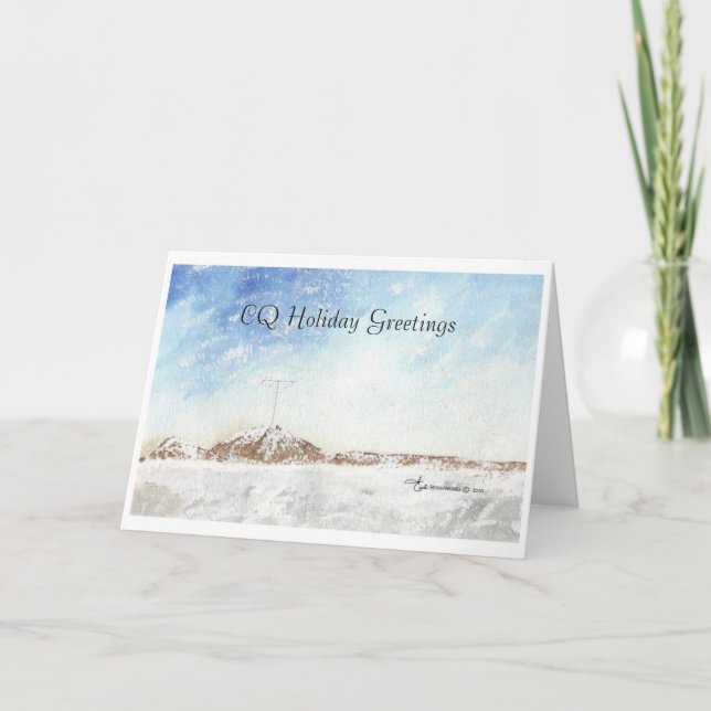 CQ - Carte de Noël de Noël avec versets (Devant)