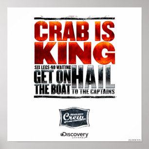 Crab is King Poster