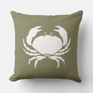 CRAB marin marine coussin taupe