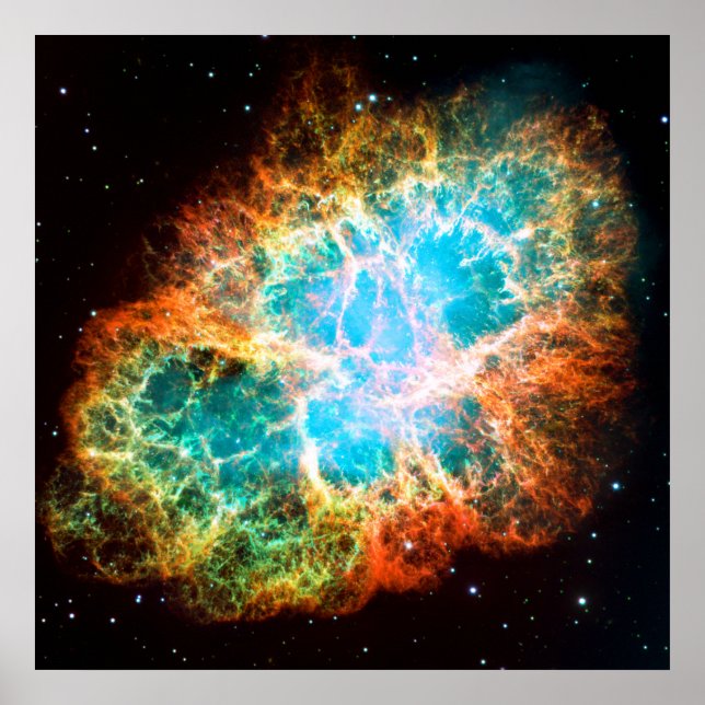 Crab Nebula Poster (Devant)