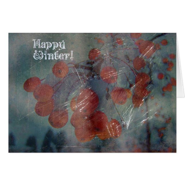 Crabapples Grunge, Happy Winter (Devant horizontal)